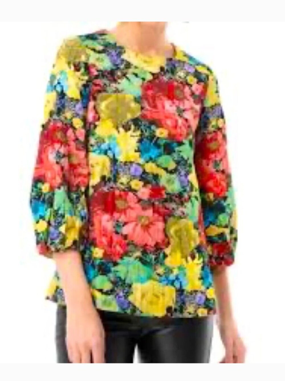 Tuckernuck Multicolor Floral Jackie Blouse